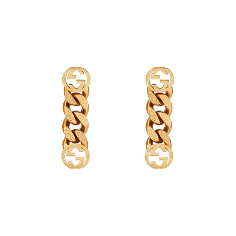 gucci interlocking earrings.